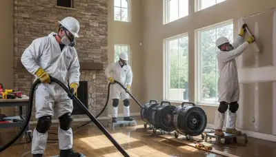 Water damage restoration team serving Menifee, CA with emergency cleanup and repair services
