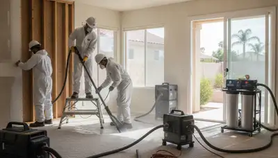 Water damage restoration team serving Menifee, CA for fast home and business cleanup