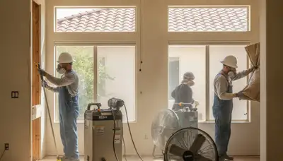 Water damage restoration team serving Menifee, CA with professional cleanup and repair services