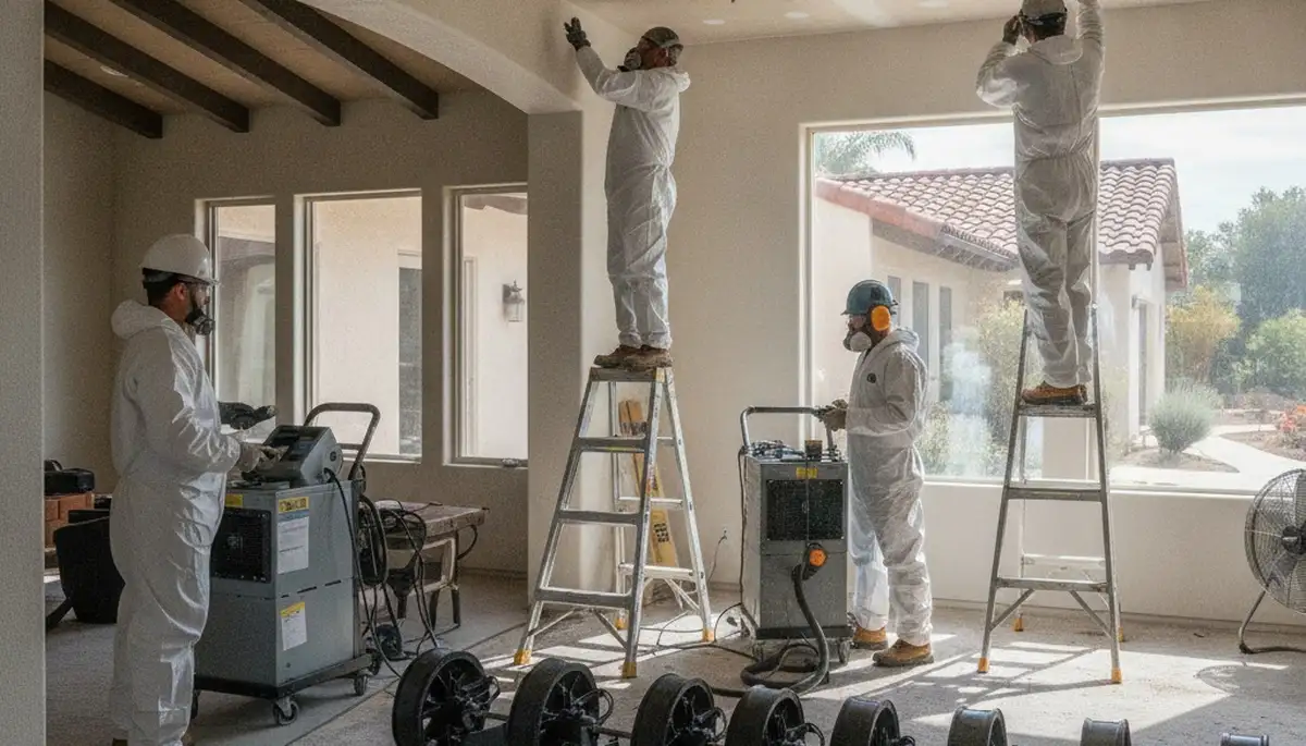 Water damage restoration team serving Menifee, CA with professional cleanup and repair services